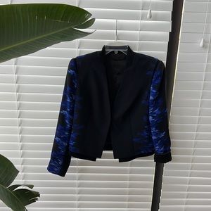 Ellie Tahari Black & Blue Blazer